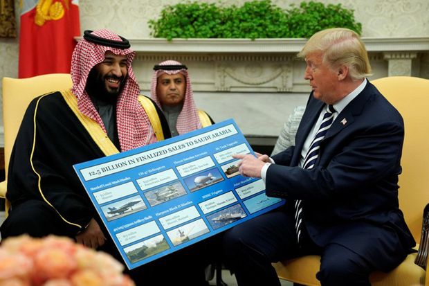 Ke Amerika Serikat, Pangeran Arab Saudi Tingkatkan Belanja Militer