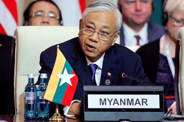 Ingin Istirahat, Presiden Myanmar Mengundurkan Diri