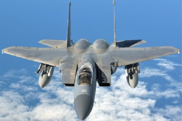 AS Bersiap Tes Senjata Laser dari Jet Tempur F-15
