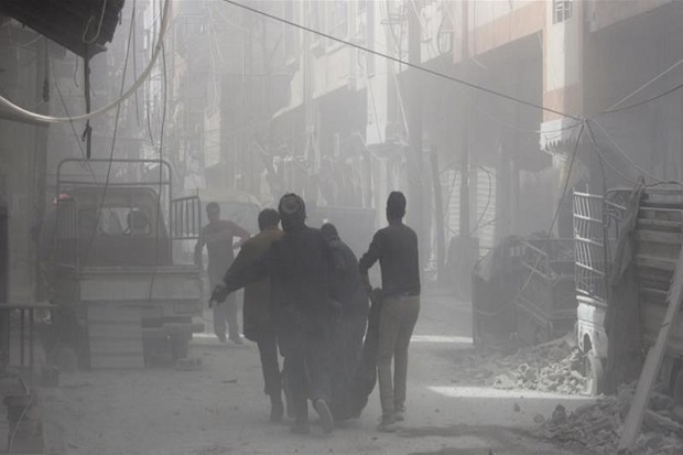 Roket Militan Hantam Pasar Dekat Damaskus, 35 Orang Tewas