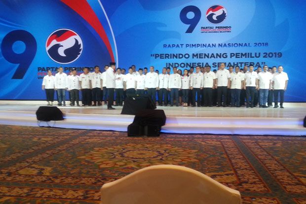 Ketua Umum Perindo Hary Tanoesoedibjo Lantik Tim Pemenangan TOP 9