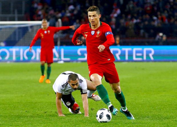 Cetak Dua Gol ke Gawang Mesir, Ronaldo Dekati Rekor Puskas