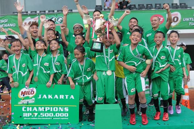 SDI Al Jannah Cibubur Juara MILO Football Championship Jakarta 2018