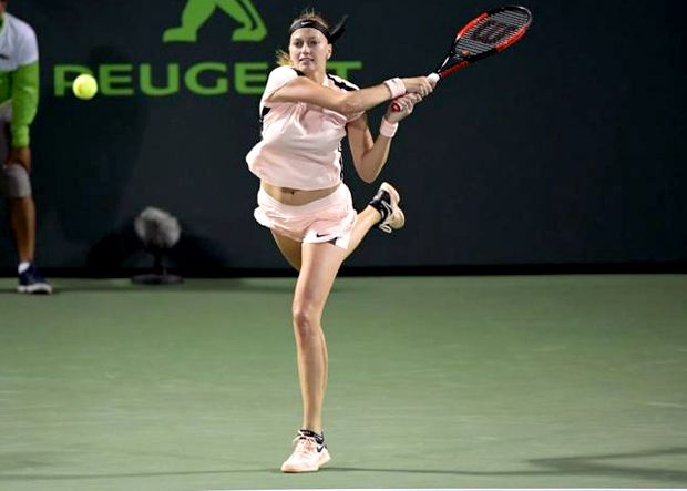 Kvitova Jumpa Ostapenko di Babak 16 Besar Miami Terbuka