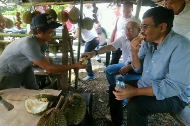 Usai Cicipi Duren, Djarot Janji Akan Buat Festival Durian