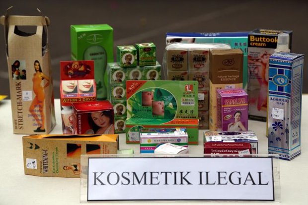 Satu Kontainer Kosmetik Ilegal Gagal Menyeberang ke Jakarta