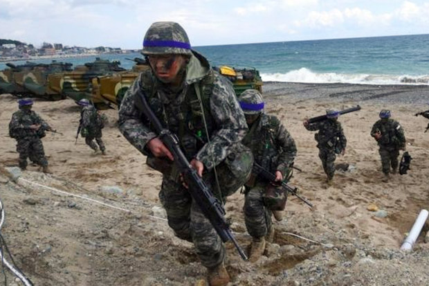 Sempat Tertunda, AS-Korsel Mulai Latihan Militer Gabungan