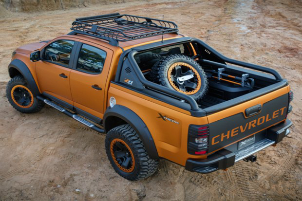 Chevrolet Colorado Orange Mejeng di BMS 2018