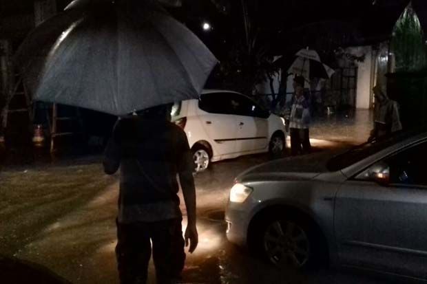 Kali Balau Meluap, Permukiman Warga Bandar Lampung Terendam Banjir