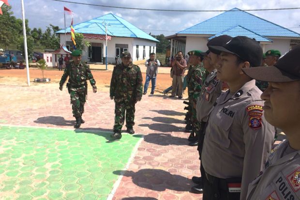 Wabup Kobar Buka TMMD TNI Imbangan 101 di Desa Umpang