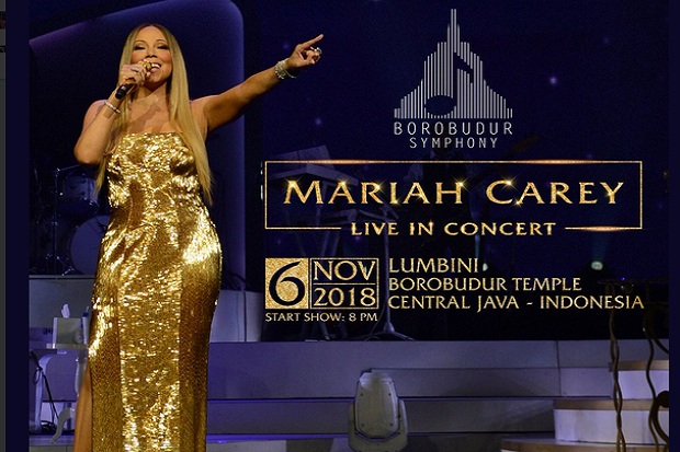 Mariah Carey Siap Konser di Candi Borobudur