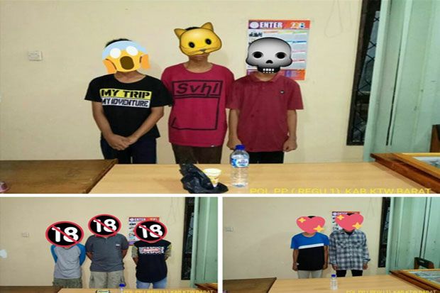 Hendak Pesta Miras, 8 Bocah SD dan SMP Diamankan Satpol PP