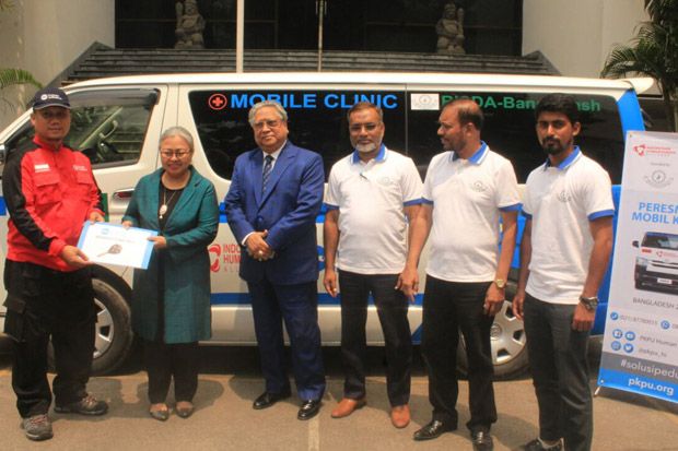 Mobil Klinik PKPU HI Siap Melayani Kesehatan Pengungsi Rohingya
