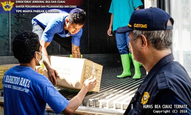 Lagi, Bea Cukai Ternate Fasilitasi Ekspor Ikan dari Maluku Utara