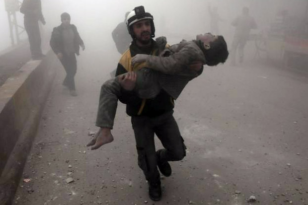 Rusia Sebut Serangan Kimia Suriah Pentas Drama White Helmet