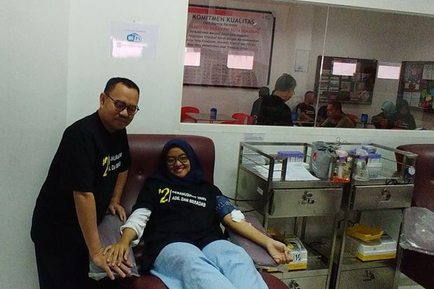 Peringati Ultah, Sudirman Ajak Relawan Donor Darah