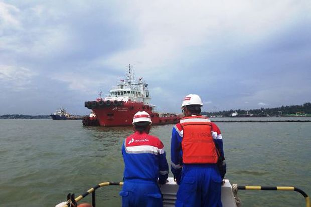 Pertamina Siapkan Pemulihan Pipa Bocor di Teluk Balikpapan