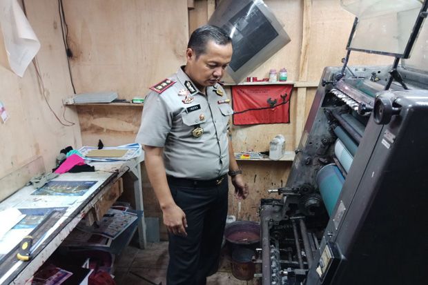 Polisi Bongkar Pabrik Uang Palsu di Pandeglang