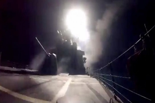 Rilis Video, Pentagon Klaim 105 Rudal Hantam Target di Suriah