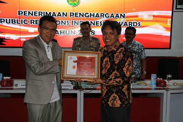 Kudus Raih Penghargaan Public Relations Indonesia Award 2018