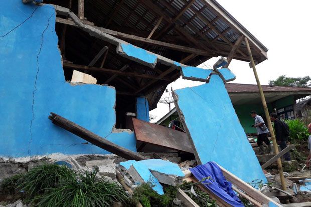 Gempa 4,4 SR di Banjarnegara Hancurkan Sejumlah Bangunan