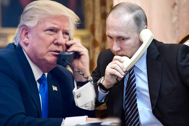 Lewat Telepon, Trump Undang Putin Menyambangi Gedung Putih