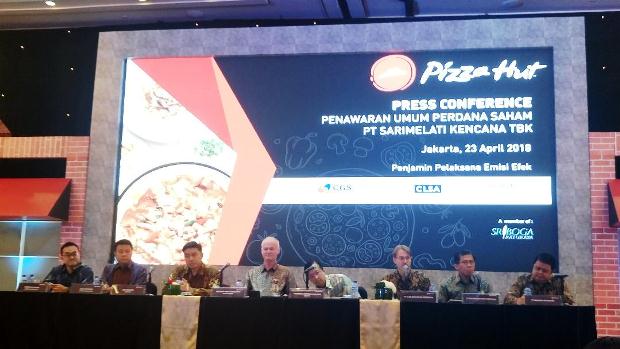 IPO, Pizza Hut Tawarkan Saham di Harga Rp1.100-Rp1.350
