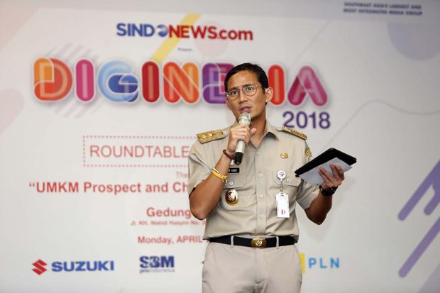 Diginesia 2018, Sandiaga Uno: Oke Oce Tembus 28 Ribu Wirausaha Baru