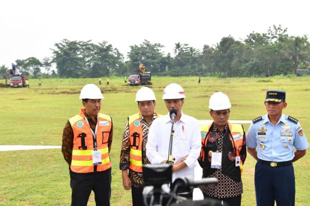 Jokowi Resmikan Pembangunan Bandara Jenderal Besar Soedirman