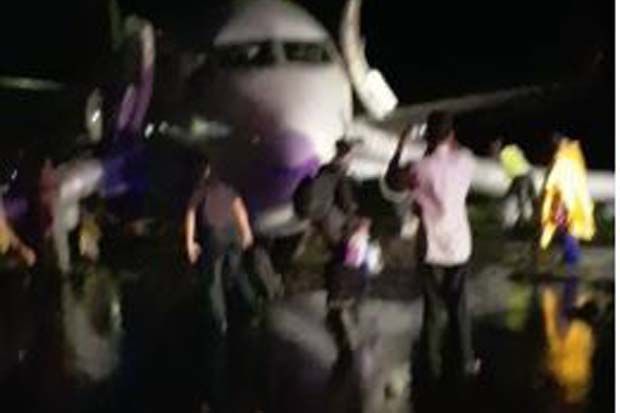 Evakuasi Pesawat Tergelincir di Bandara Djalaludin Gorontalo Menunggu KNKT