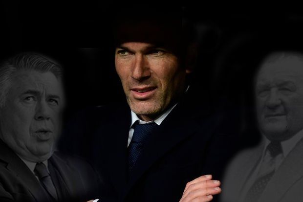 Zinedine Zidane Enggan Disamakan dengan Carlo Ancelotti