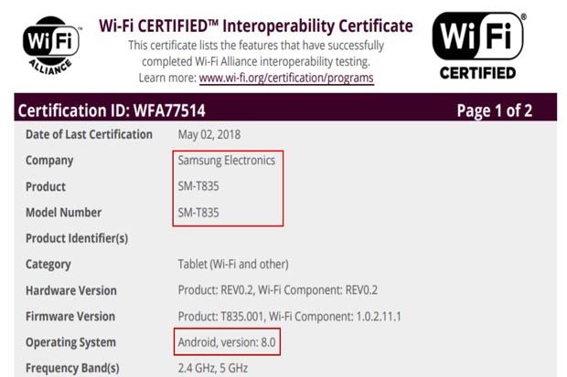 Kantongi Sertifikat WiFi, Samsung Galaxy Tab S4 Segera Dirilis?