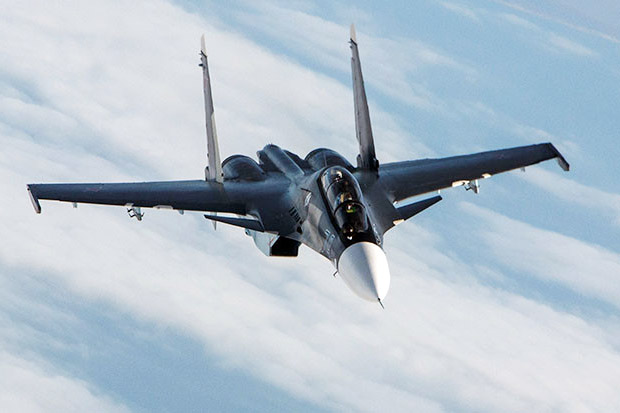 Burung Tabrak Mesin Pesawat, Jet Tempur Rusia Jatuh di Suriah