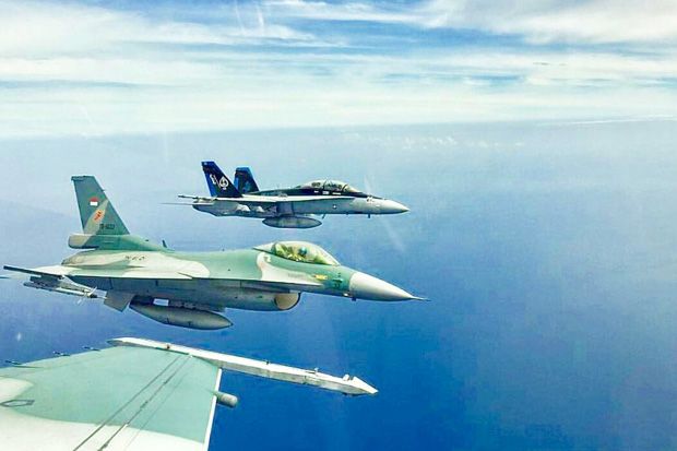 TNI AU Berhasil Hancurkan Empat Pesawat Tempur Asing di Natuna