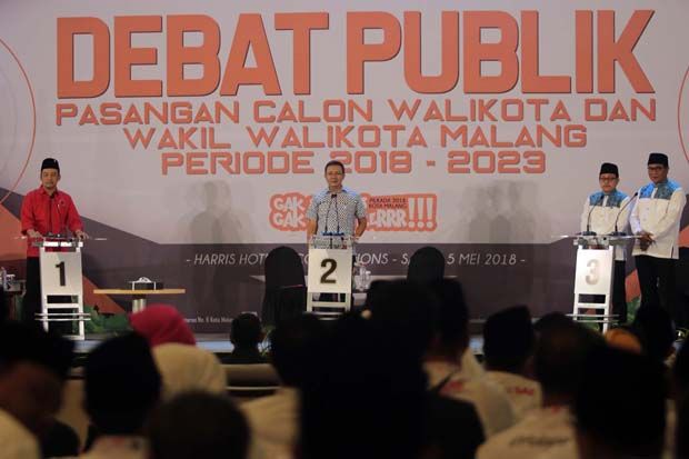 Debat Kedua Pilkada Kota Malang Hambar