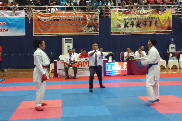 Kalsel Juara Umum Kejurnas Perguruan Karate Amura 2018
