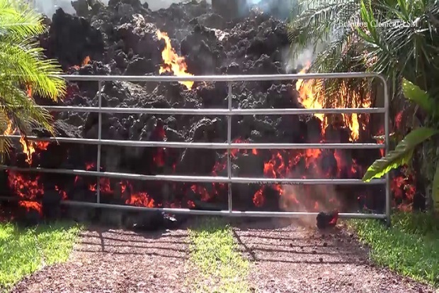 Horornya Lava Gunung Kilauea Hawaii, Lahap Mobil hingga Rumah