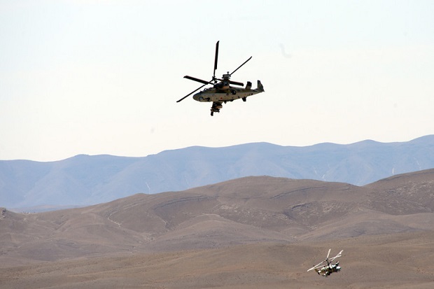 Helikopter Tempur Ka-52 Rusia Jatuh di Suriah, 2 Pilot Tewas