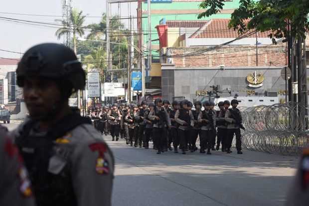 Lima Polisi Korban Kerusuhan Mako Brimob Naik Pangkat