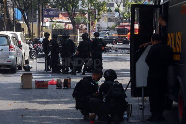 Jokowi Kunjungi Lokasi Ledakan Bom Surabaya