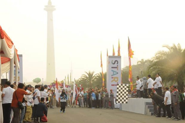 Potret Kemeriahan Parade Asian Games 2018 di Jakarta