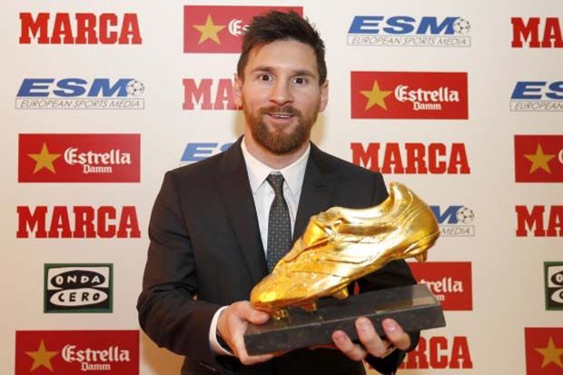 Sepatu Emas Eropa 2018 Milik Lionel Messi