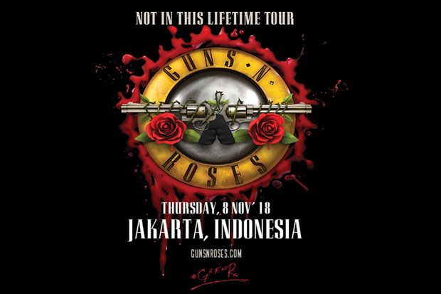 Tiket Presale Konser Guns N Roses Dijual Mulai Rp600.000