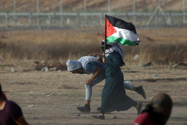 Lagi, Puluhan Warga Palestina Terluka Akibat Tembakan Tentara Israel