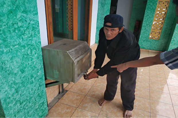 Spesialis Maling Kotak Amal Masjid Dibekuk