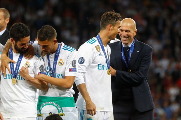 Zidane Percaya Ronaldo akan Bertahan di Madrid