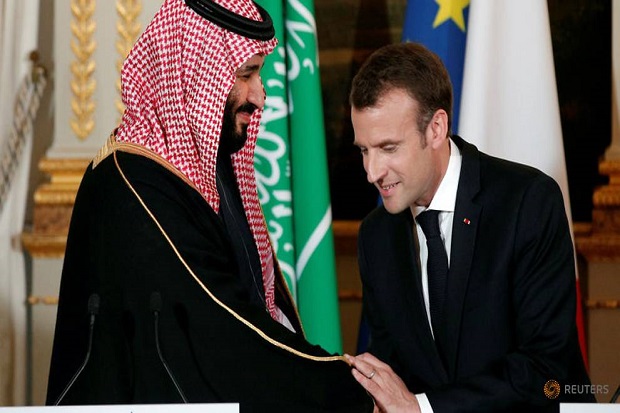 Macron: Saudi Pernah Tahan PM Lebanon Beberapa Minggu
