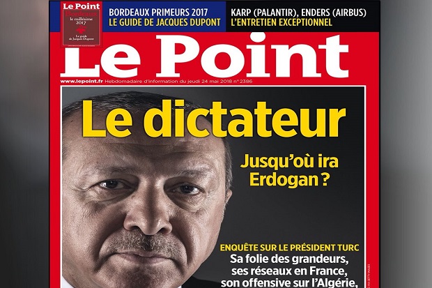 Macron Bela Cover Majalah Diktator Erdogan Turki Marah