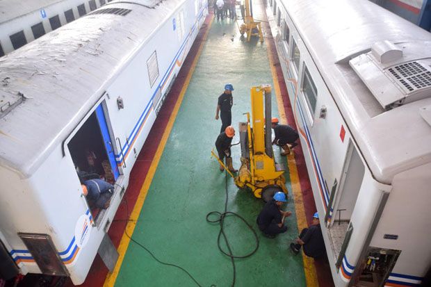 Sambut Mudik Lebaran, 115 Gerbong KA Jurusan Semarang Diperbaiki
