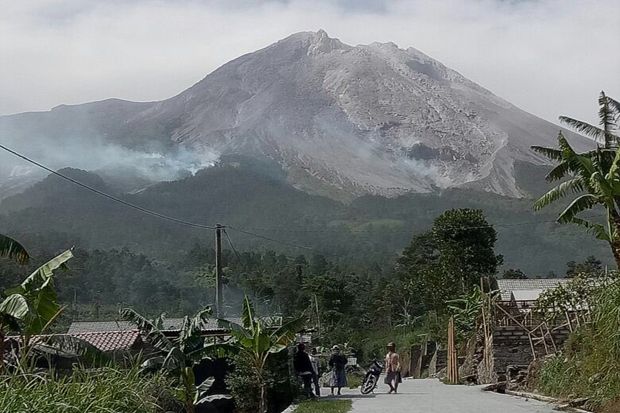 3 Titik Hutan Terbakar Akibat Erupsi Gunung Merapi